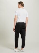 odzież Alcott pantaloni cargo ze stretchu diagonalnego gy2 szary średni mężczyźni 2TXFF61099 - Image 5