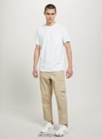 odzież Alcott pantaloni cargo ze stretchu diagonalnego gy2 szary średni mężczyźni 2TXFF6697 - Image 2