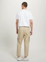 odzież Alcott pantaloni cargo ze stretchu diagonalnego gy2 szary średni mężczyźni 2TXFF6697 - Image 5