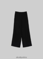 odzież Alcott pantaloni palazzo con coulisse bk1 czarny kobiety 2TXFF6278 - Image 3