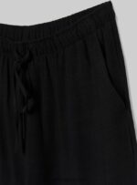 odzież Alcott pantaloni palazzo con coulisse bk1 czarny kobiety 2TXFF6278 - Image 4