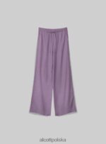 odzież Alcott pantaloni palazzo con coulisse bk1 czarny kobiety 2TXFF6280 - Image 2