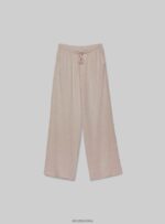 odzież Alcott pantaloni palazzo con coulisse bk1 czarny kobiety 2TXFF6348