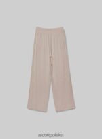 odzież Alcott pantaloni palazzo con coulisse bk1 czarny kobiety 2TXFF6348 - Image 3
