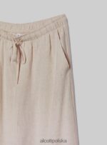 odzież Alcott pantaloni palazzo con coulisse bk1 czarny kobiety 2TXFF6348 - Image 4