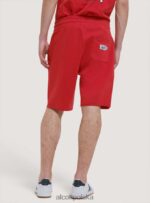 odzież Alcott Pluszowe bermudy jogger z naszywką c0020 złamana biel mężczyźni 2TXFF61139 - Image 6