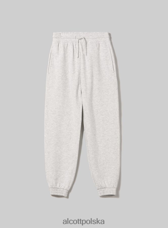 odzież Alcott pluszowe spodnie typu jogger bk1 czarny kobiety 2TXFF6235 - Image 6