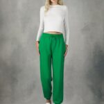 odzież Alcott pluszowe spodnie typu jogger bk1 czarny kobiety 2TXFF6277