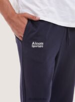 odzież Alcott pluszowe spodnie typu jogger jasnoszary melanż mężczyźni 2TXFF6988 - Image 2