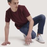 odzież Alcott podstawowa bawełniana koszulka biały mężczyźni 2TXFF61140