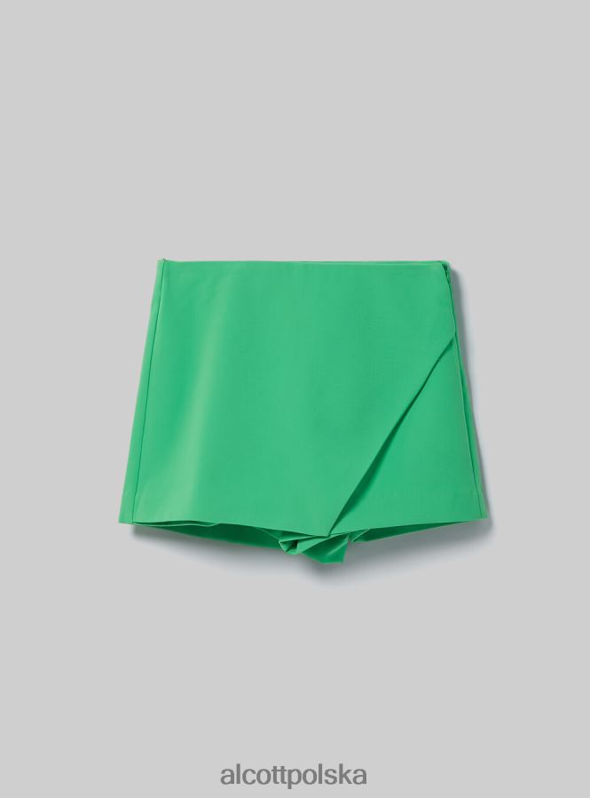 odzież Alcott skort o asymetrycznym kroju wh1 ecru kobiety 2TXFF6407 - Image 6
