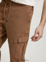 odzież Alcott spodnie typu jogger z dużymi kieszeniami bk1 czarny mężczyźni 2TXFF6855 - Image 3