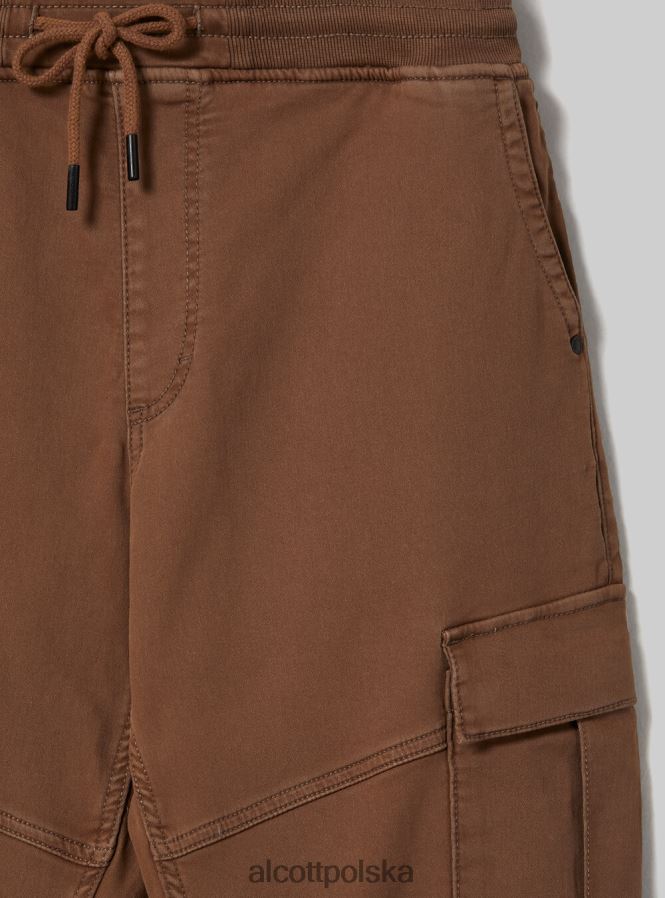 odzież Alcott spodnie typu jogger z dużymi kieszeniami bk1 czarny mężczyźni 2TXFF6855 - Image 7