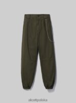odzież Alcott spodnie typu jogger z łańcuszkiem bk1 czarny kobiety 2TXFF6298 - Image 6