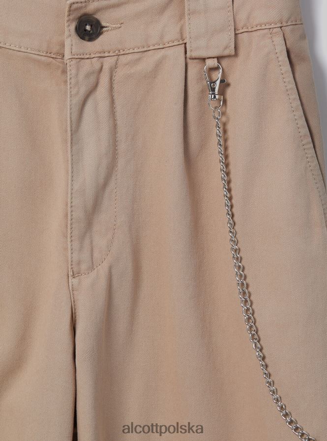 odzież Alcott spodnie typu jogger z łańcuszkiem bk1 czarny kobiety 2TXFF630 - Image 7