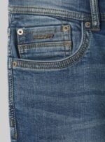 odzież Alcott super obcisłe dżinsy z elastycznego denimu d003 średni niebieski mężczyźni 2TXFF6756 - Image 7
