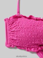 odzież Alcott teksturowana góra od bikini typu bandeau bk1 czarny kobiety 2TXFF6389 - Image 7