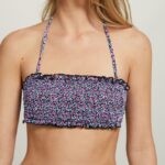 odzież Alcott teksturowana góra od bikini typu bandeau wielobarwność kobiety 2TXFF6482