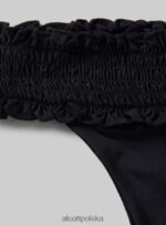 odzież Alcott teksturowane figi bikini typu bandeau bk1 czarny kobiety 2TXFF6382 - Image 7