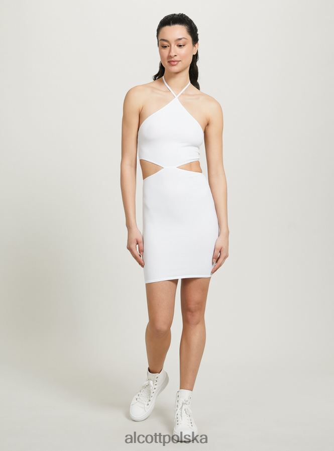 odzież Alcott wycięta sukienka z dekoltem typu halter bk1 czarny kobiety 2TXFF6428 - Image 2