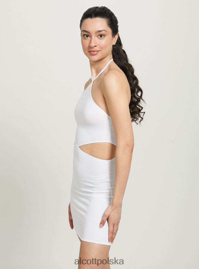 odzież Alcott wycięta sukienka z dekoltem typu halter bk1 czarny kobiety 2TXFF6428 - Image 5