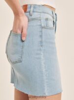 odzież Alcott zamierzam mini denim stretch lazur kobiety 2TXFF6147 - Image 6