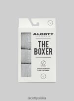 odzież Alcott zestaw 3 par bokserek z elastycznej bawełny bk1/mgy2/mgy1 mężczyźni 2TXFF61144 - Image 3